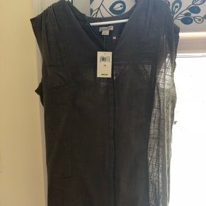 NWT army green dress with slip underneath.